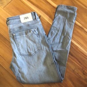 Zara Gray Denim Jeans